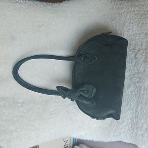 ALAIA BAULETTO SUEDE BOWLING Top handle bowler bag women